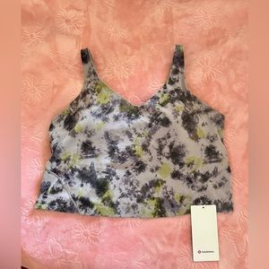 NWT Lululemon Align Tank Size 18 in grey, charcoal and mossy green